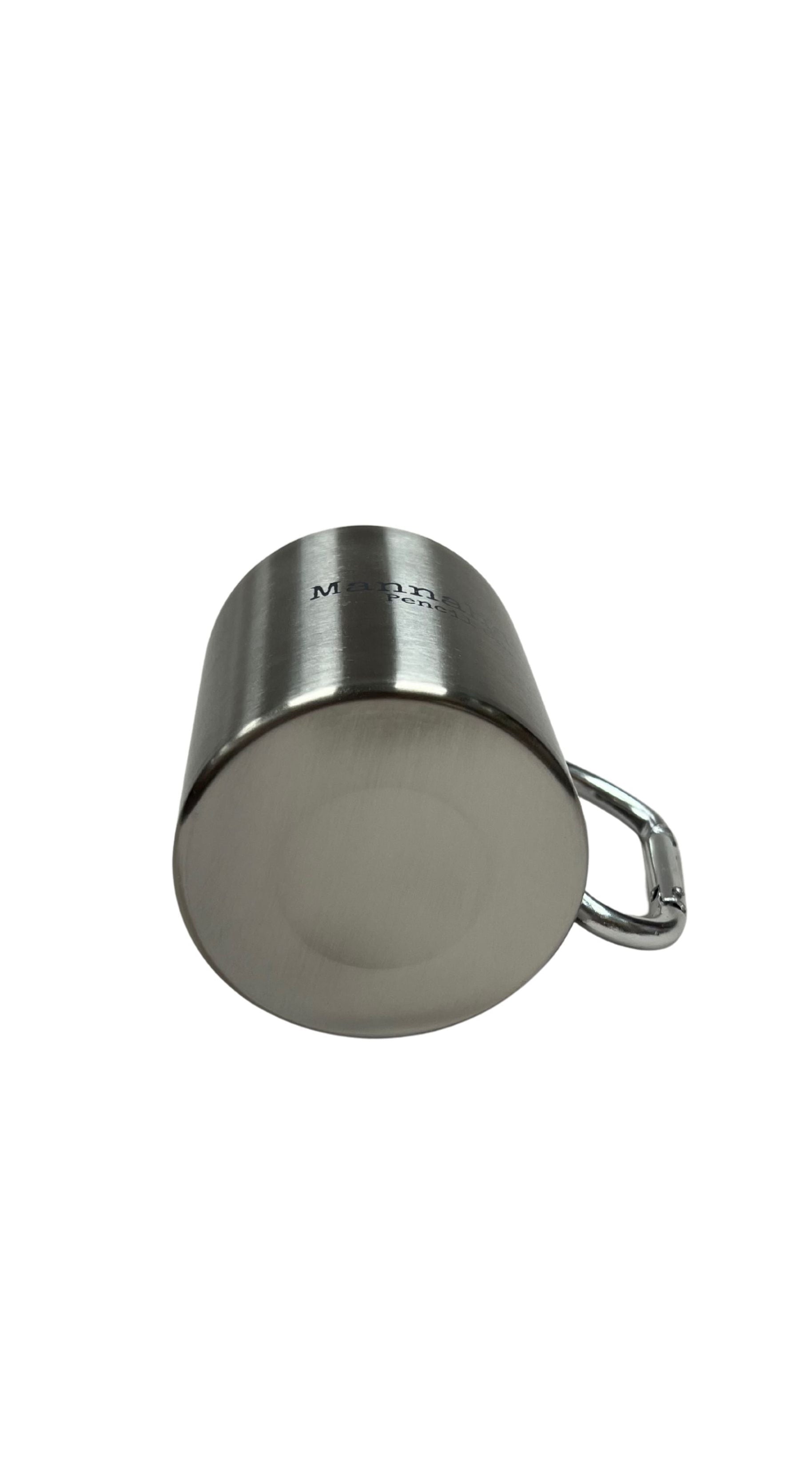 Steel Mug with Carabiner Handle