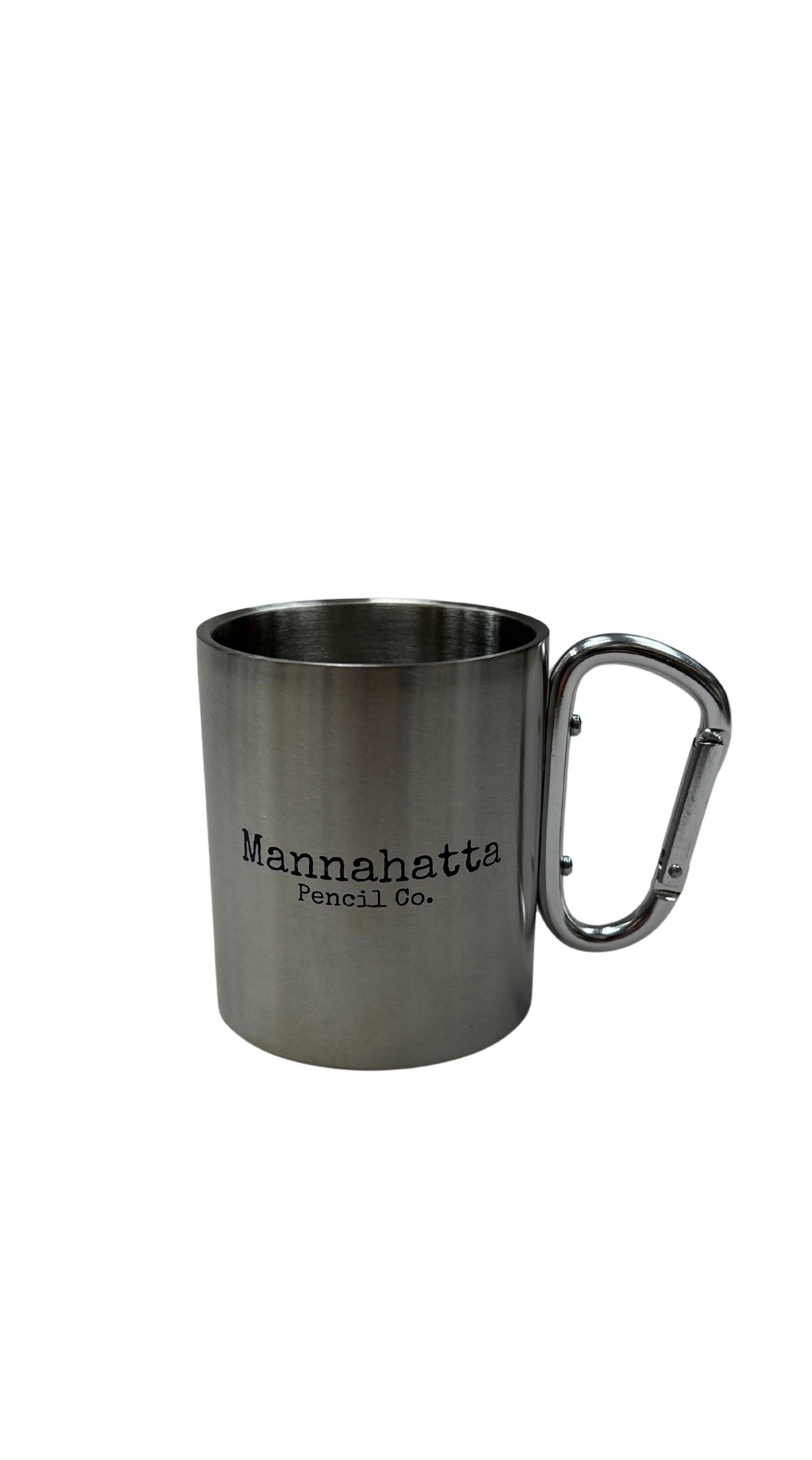 Steel Mug with Carabiner Handle