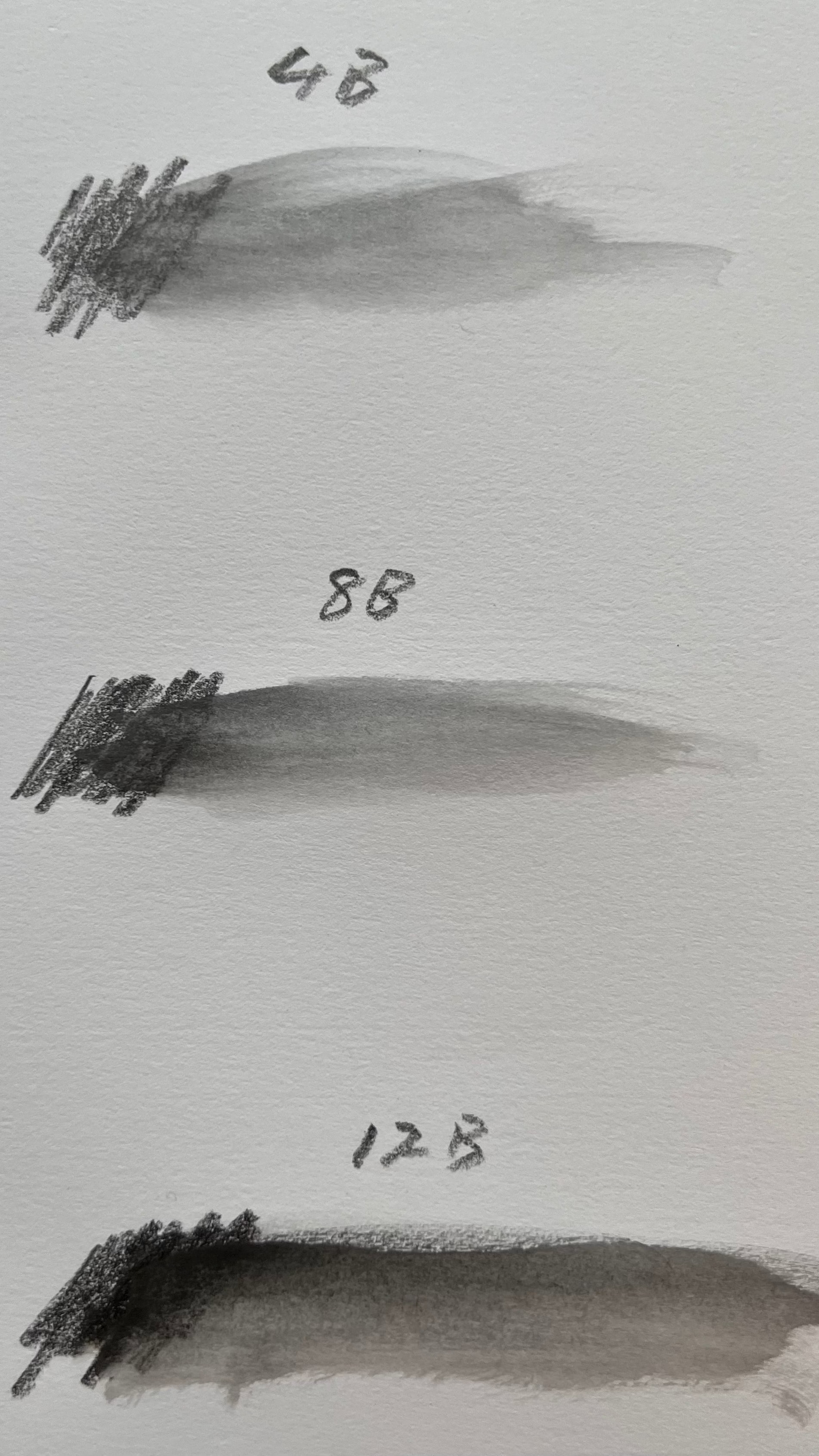 Graphite Pencil Brush Set of 3